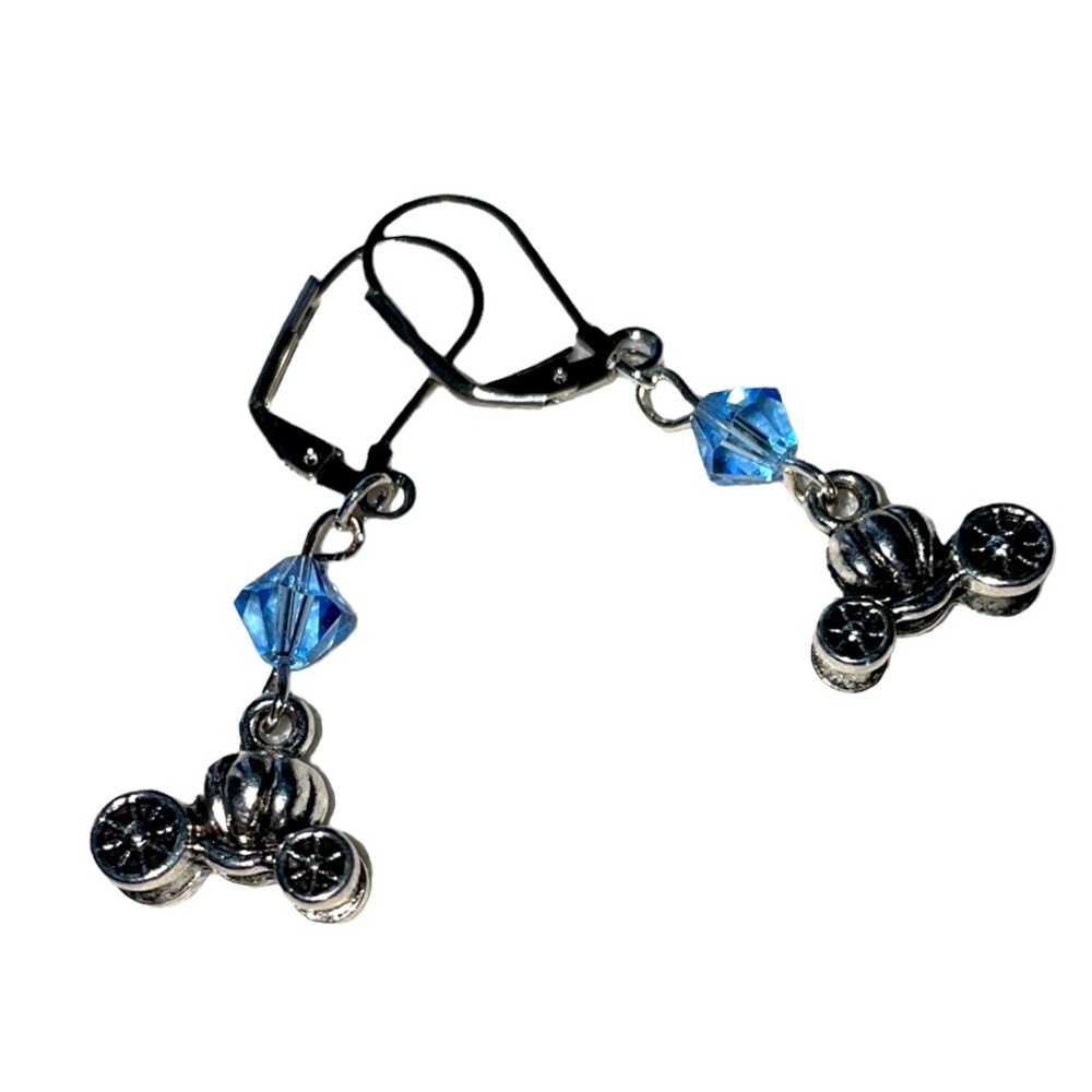 Handmade Princess Carriage Earrings